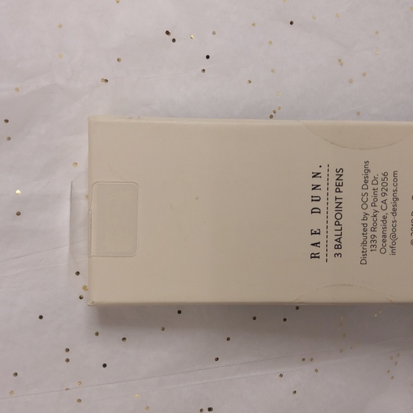 Rae Dunn Ballpoint Pink Pen, Pack of 3 - NIB - Picture 2 of 2